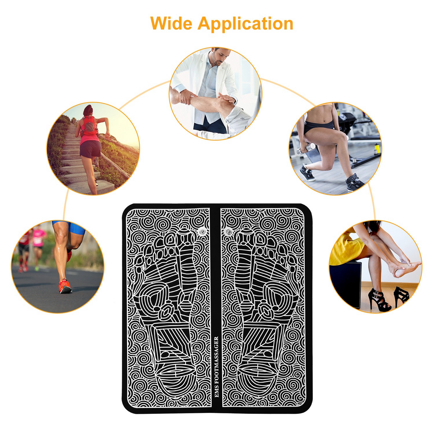 “EMS Foot Massage Pad – Electric Stimulator for Pain Relief”